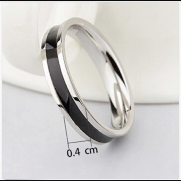 Coat Silver Titanium Steel Perfectly Polished Band - Picture 6 of 13